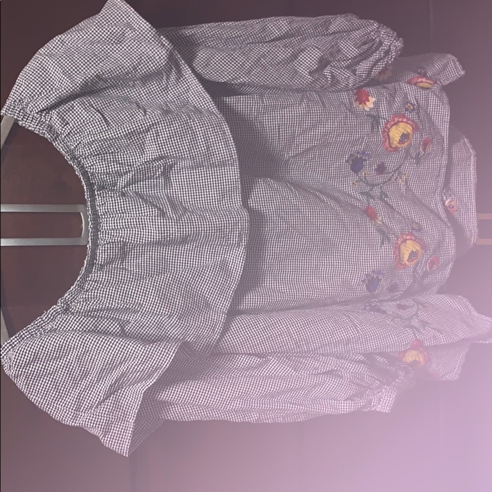 Zara off the shoulder women’s shirt